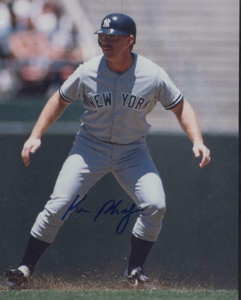 Снимка на Кен Фелпс от Ню Йорк Янкис с автограф 8x10 С / Coa - Снимки на MLB с автограф