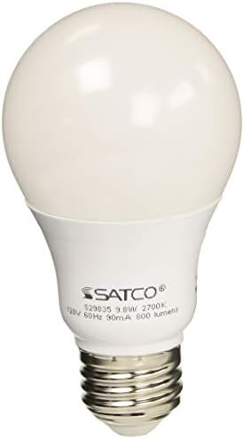 Satco Products, Inc S29835 Лампа с нажежаема жичка със среден размер, 4.19 е инча, Матово-бяла