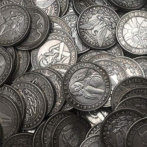 Монета 1921 г. Американският Орел и Глава на Бик сребърно покритие Възпоменателна Монета Стара Монета, без да се прибягва скитник Никел Американска Монета Морган Укр