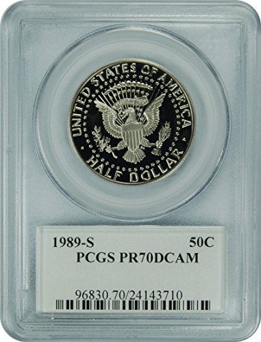 1989 S Кенеди Кенеди полдоллара DCAM PCGS PR-70