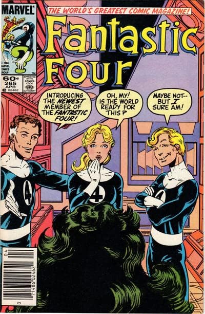 Фантастичната четворка (Том 1) 265 (павилион за Вестници) GD ; Комиксите на Marvel | Джон Бърн Хълк се присъединява
