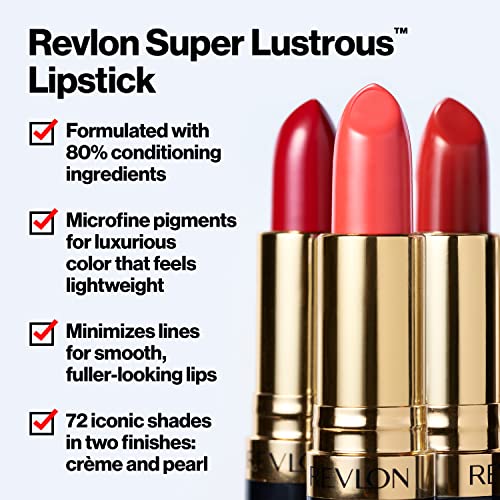 Червило Revlon Super Lustrous, Високо цвета на устните с увлажняющей кремообразна формула, обогатен с витамин