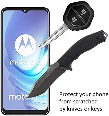 [2] Защитно фолио UUDaily, съвместима с фолио от закалено стъкло Moto G50 [Лесен за инсталиране] [Твърдост 9H]