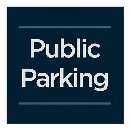 CGSignLab |Перваза на прозореца Обществен паркинг - Базов тъмно син | 24 x24