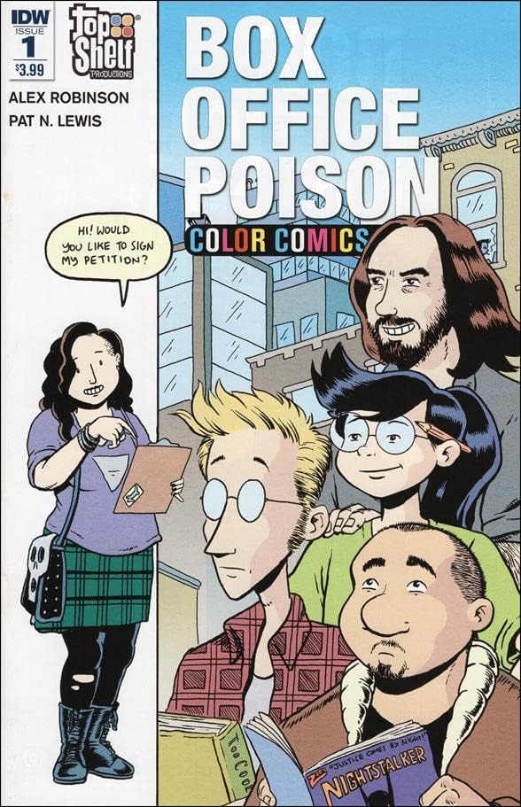Касови такси комикси отровен цвят 1 VG ; комикс IDW | Алекс Робинсън