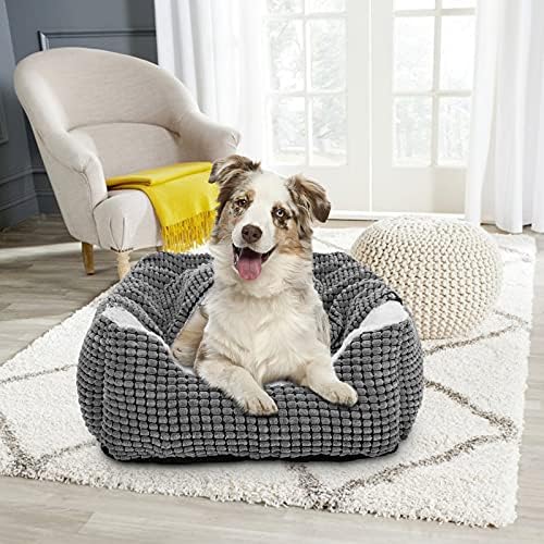 Легла за кучета GASUR за Големи, Средни и Малки Кучета, Правоъгълно Одеало за Кученца с качулка във формата