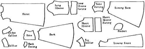 Образец на 1950-те години, Клатч, палто-люлеещ се стол - Бюст: 34 инча (86,4 см)
