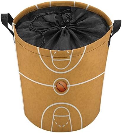 Баскетболно игрище Сгъваема Кошница За Дрехи, Голяма Кошница за дрехи Лека Кошница За Съхранение на Играчки