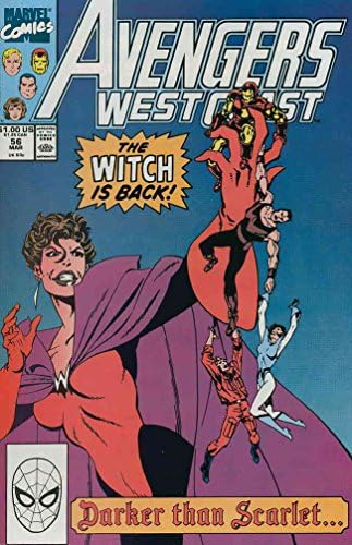 Отмъстителите Западното крайбрежие 56 FN; Комиксите на Marvel | Scarlet witch