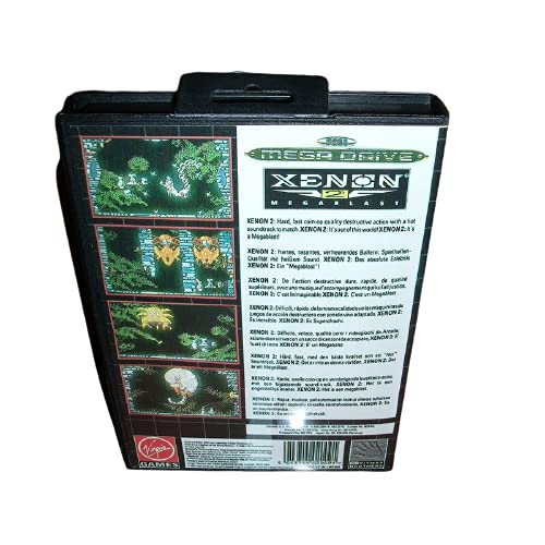 Калъф Aditi Xenon 2 EU с кутия и ръководство за Потребителя За игралната конзола Sega Megadrive Genesis 16 бита