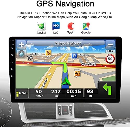 за Toyota Highlander 2014-2018 Кола Стерео Радио Android 12 Вграден Безжичен CarPlay Bluetooth Главното Устройство 9 Инча IPS GPS Навигация Подкрепа на Пълната резервна камера RCA WiFi OBD2 DVR ГУМИТЕ