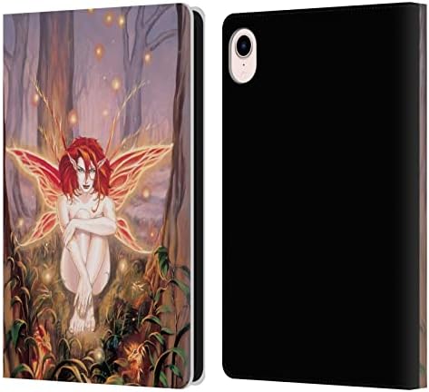 Дизайн на своята практика за главата Официално Лицензиран Ruth Thompson Dragon Sword & Constellations Art Кожен Калъф-книжка-джобен формат и е Съвместим с Apple iPad Mini (2021)