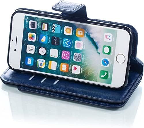 Чанта-портфейл BNEGUV за iPhone 13/13 Mini/Pro 13/13 Pro Max, Кожен флип портфейла Премиум-клас, Защитен калъф