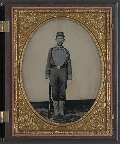 Снимка: Гражданската война в САЩ, ефрейтор Самуел Те. А,44-та Вирджинский пехотен полк