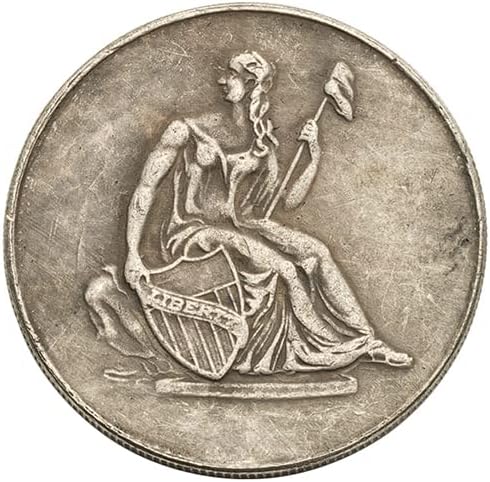 Американски 1 унция Свободно Хартата Сребърен Долар Чуждестранна Кръгла Сребърна Монета Антични Монети Старинни Коллекционный Подарък Ръчна изработка
