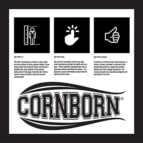 Тениски CornBorn Premium Super Soft Nebraska Huskers | Волейбольный дизайн