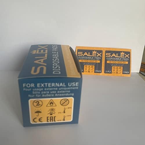 Алкохол кърпички SALEX В индивидуална опаковка, 100 бр. за Еднократна употреба Малки Възглавнички за приготвяне