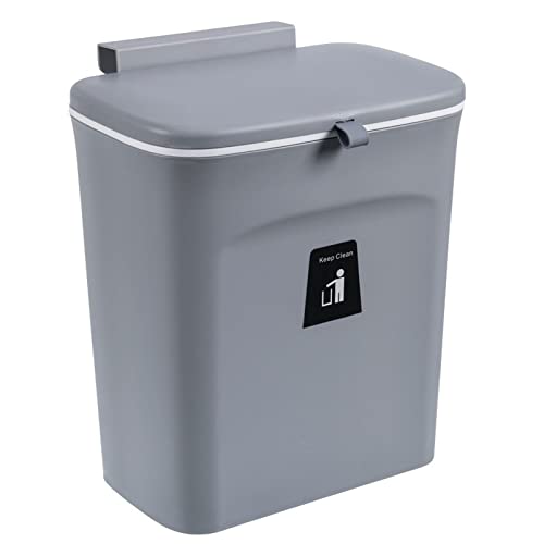 Кофа за боклук LODLY, Кошчето за рециклиране на Кухненско кофа за боклук (Цвят: сив)