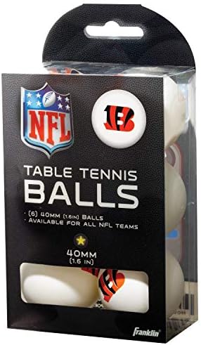 Топки за тенис с лиценз Franklin Sports Team - Топки за тенис на маса отбор NFL - Официални лога и цветовете
