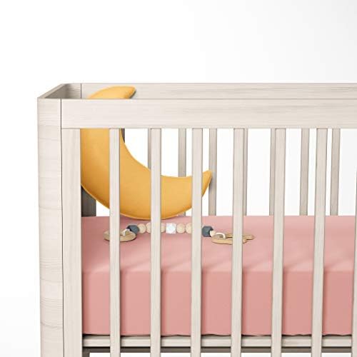 Чаршаф за легло Natemia - Органичен памук - 28 X 52 за стандартни легла и матраци за деца - Копринена и