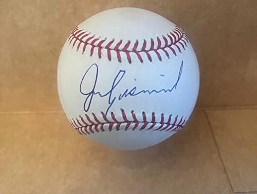 Близнаците Джим Айзенрайха / Филис подписаха Автограф М. Л. Бейзбол Jsa Ah66105 - Бейзболни топки с автографи