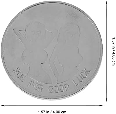 KESYOO 2 елемента Руската Секси Момиче Монета Злато сребърно покритие Щастлива Възпоменателна Монета Сувенирни