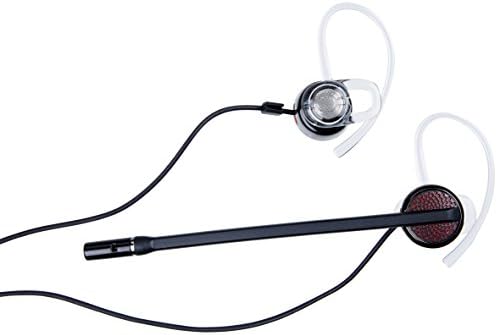 Стерео слушалки Plantronics Blackwire C435-M UC, съвместима с Microsoft Lync, не е включена в търговията на дребно опаковки - Черен