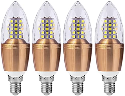 YDJoo 4 Опаковки E12 Led Лампа 12 W Царевица на електрически Крушки от 100 Вата Еквивалент Полилеи Led Лампа