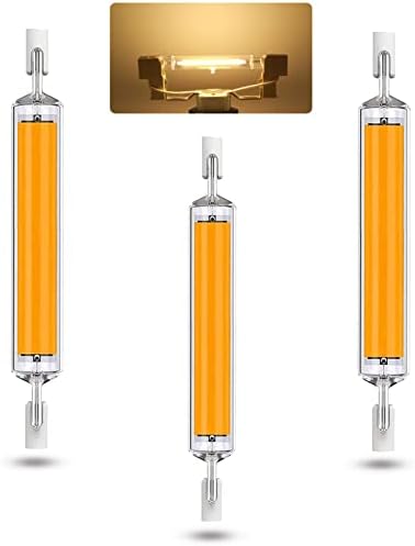 Лампи R7s, 3 опаковки Led лампи R7s 78 мм, 10 W, Двустранни лампи T3 R7s Висока Яркост, Подмяна на халогенни