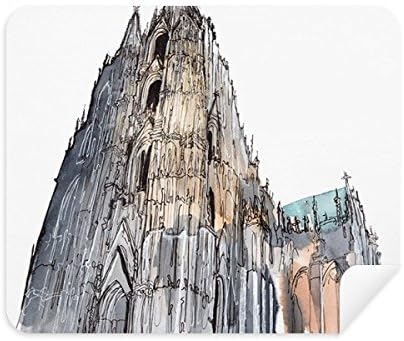 Кьолн катедралата в Кьолн Германия Плат За Почистване на Екрана за Пречистване на 2 елемента Замшевой Тъкан