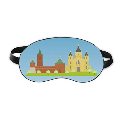Нижни Новгород Русия Национален Символ на Защита За очите по време на Сън Мека Нощна Превръзка На очите Козирка