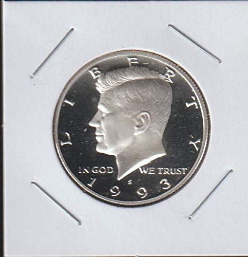 1993 S Kennedy (от 1964 до момента) (90% сребро) Полдоллара Превъзходно доказателство скъпоценни камъни DCAM
