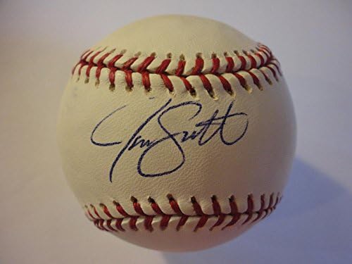 Jason Smith Rockies Cubs Подписа Автограф M. l. Baseball W / coa - Бейзболни топки с автографи