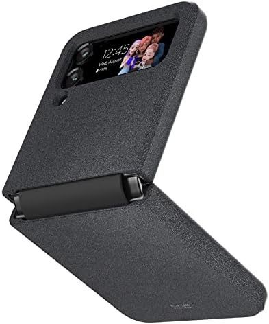Калъф Cresee за Samsung Galaxy Z Flip 4 (2022) със защитата на панти, текстура пясъчник, Хибриден защитен калъф