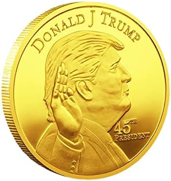 2020 Тръмп, 45-ти президент на Съединените Щати, са подбрани Монета Crafts Challenge Златна монета (Сребро)