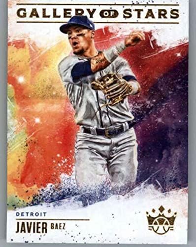 2022 Галерия звезди Панини Diamond Kings #2 Бейзболна търговска картичка Хавиер Баэза Детройт Тайгърс