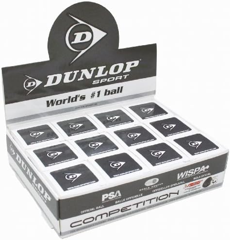 Състезателен Топка за скуош Dunlop Кутия за скуош с топка 12