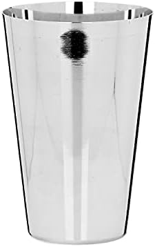 Обикновена чаша Sharvgun от неръждаема стомана, Комплект от 6 теми, № 9, Капацитет 450 мл, Металик, Голям