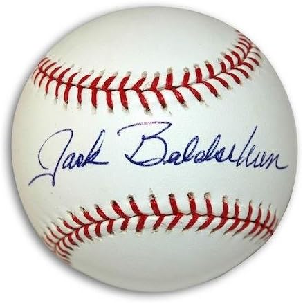 Бейзболен клуб MLB с автограф на Джак Болдшуна с автограф - Бейзболни топки с автографи