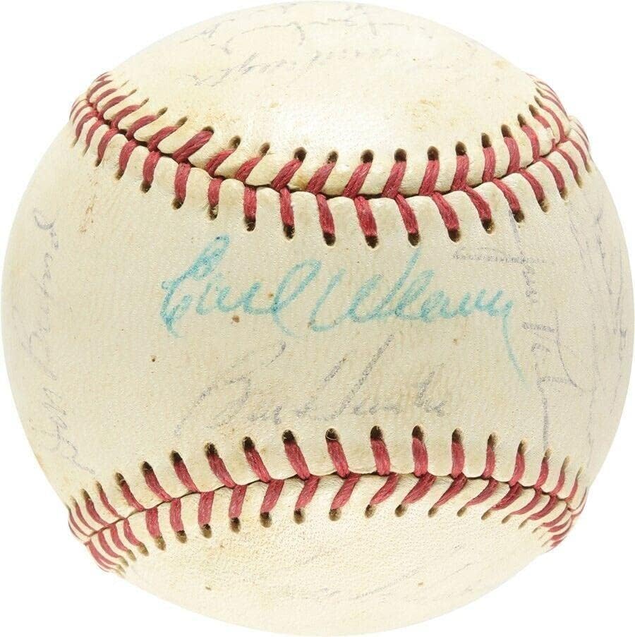 1969 Балтимор Ориълс, Екипът на Шампиона в Американската лига по бейзбол, Подписа договор с JSA COA - Бейзболни