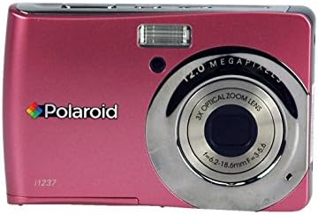 Polaroid CIA-1237PC 12-Мегапикселов цифров фотоапарат с 3-кратно оптично увеличение, Розово (възстановена)