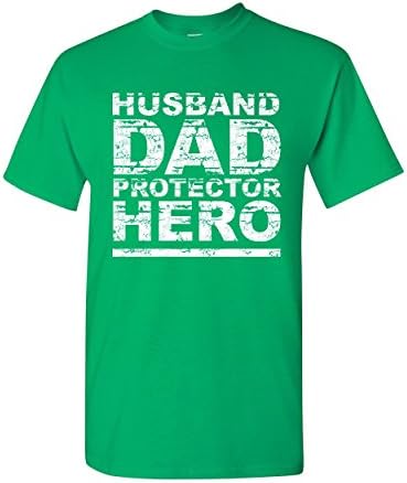 Мъж Татко Защитник Герой Тениска Ден На Бащата На Баща Родителство Мъжка Тениска