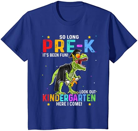 Тениска So Long Pre-K Graduation Class 2023 С Динозавром За деца в предучилищна възраст